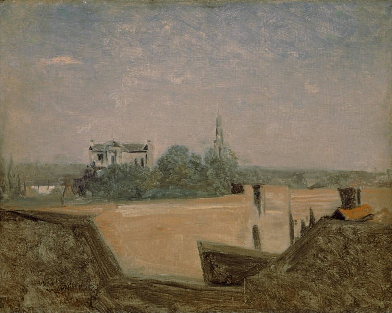 The Ramparts of Arras, Jean-Baptiste Camille Corot