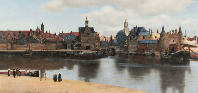 View of Delft, Johannes Vermeer