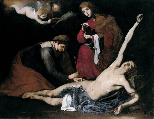 Saint Sebastian Tended by the Devout Women, Jusepe de Ribera