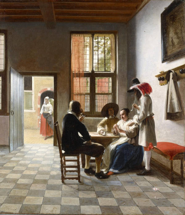 The Visit, Pieter de Hooch