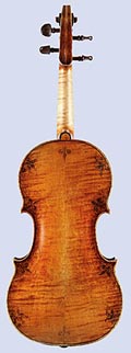 back of a violin by Andrea Amati