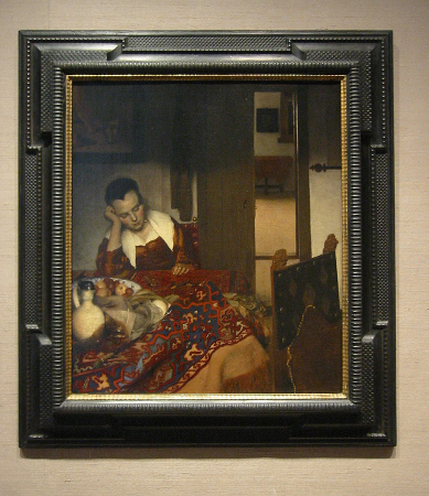 Maid Asleep, Johannes Vermeer