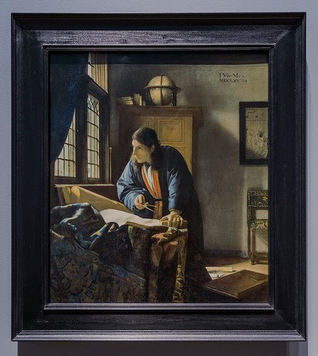 The Geographer by Johannes Vermeer