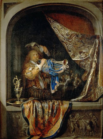 The Treumpeter, Gerrit Dou