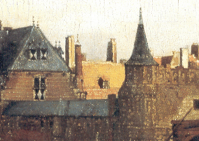 La Veduta di Delft (dettaglio), Johannes Vermeer